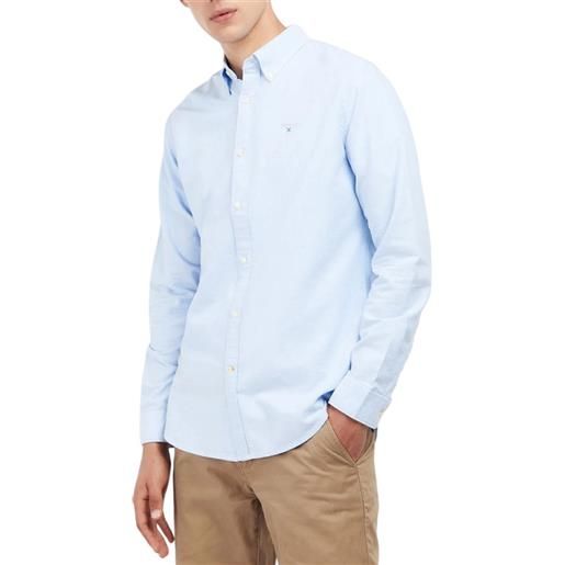 BARBOUR camicia sartoriale oxford - msh5301 - azzurro