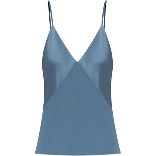 Forte Forte top con inserti - blu