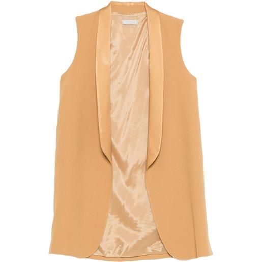 Antonelli wilde shawl-lapel sleeveless gilet - giallo