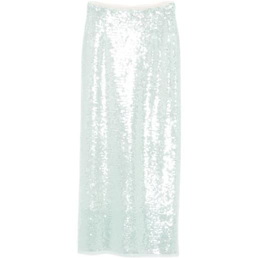 Forte Forte sequin-embellished skirt - verde