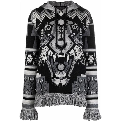 Philipp Plein felpa con cappuccio - nero