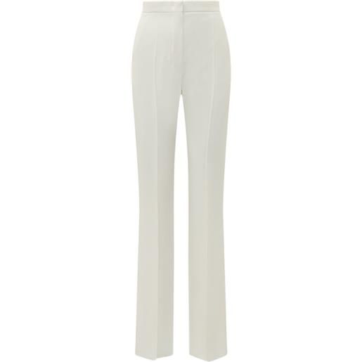 Max Mara pantaloni con pieghe - toni neutri