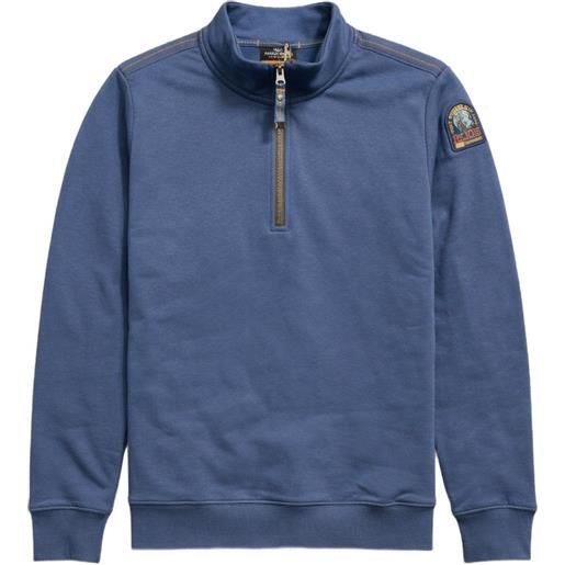 Parajumpers felpa con zip - blu