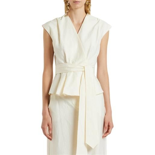 MARELLA top bronzo - 131610720 - panna