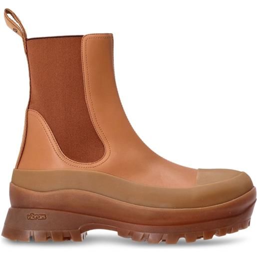 Stella McCartney stivaletti trace sport - marrone