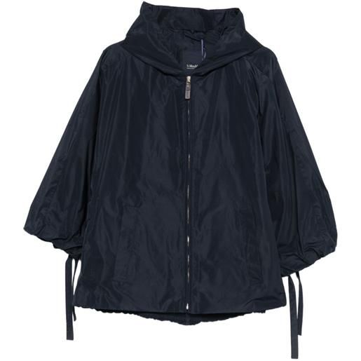 'S Max Mara cappotto con cappuccio - blu