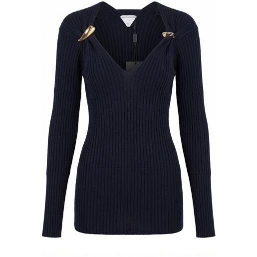 Bottega Veneta cashmere silk rib sweater