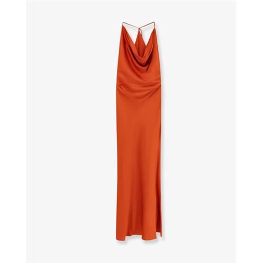 Actualee abito lungo arancio