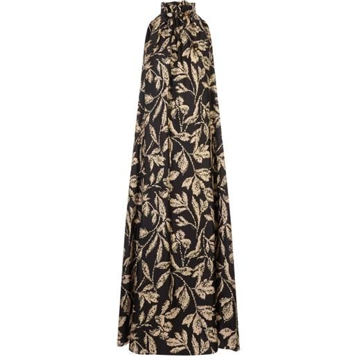 Max Mara abito a fiori - nero