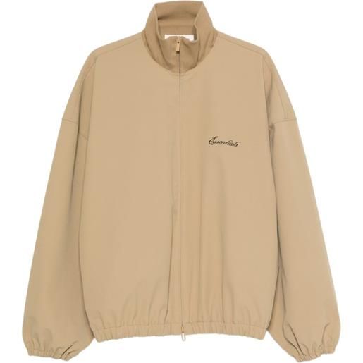 FEAR OF GOD ESSENTIALS giacca con logo ricamato - toni neutri