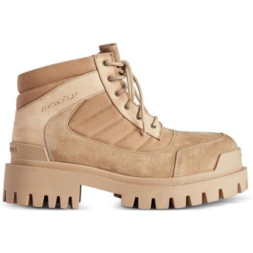 Balenciaga anfibi strike - toni neutri