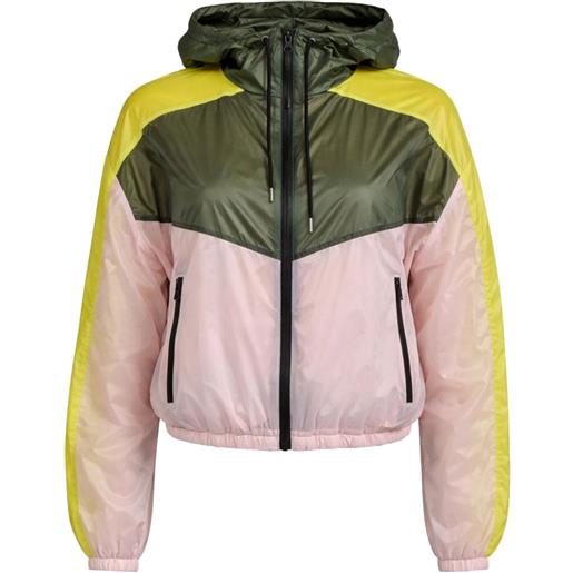 Patrizia Pepe giacca crop con cappuccio - rosa