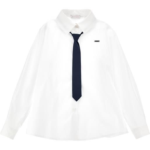 Monnalisa camicia popeline con cravatta