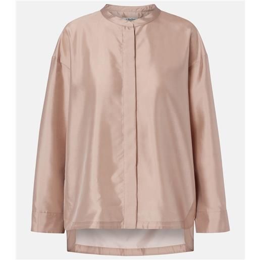 'S Max Mara camicia racconto in raso