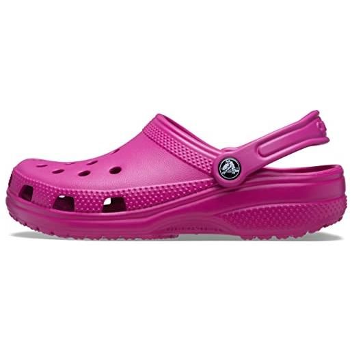 Crocs classic clogs (best sellers), zoccoli unisex - adulto, fuchsia fun, 36/37 eu