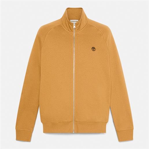 Timberland - felpa con collo a imbuto exeter river da uomo in giallo, uomo, giallo, taglia: 3xl