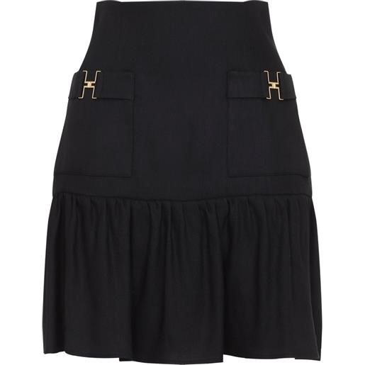 Elisabetta Franchi linen mini skirt