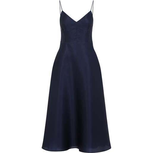 Alberta Ferretti triple organza midi dress