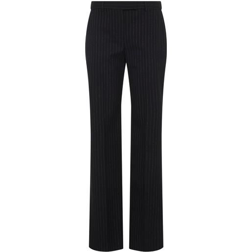 Alexander Mcqueen pinstripe lurex pants