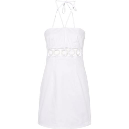 DSQUARED2 abito woodstock corto denim - bianco