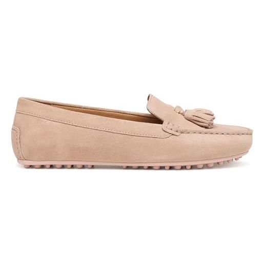 Geox donna d kalistena e moccasin, crystal, 39,5 eu