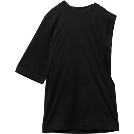 Toga t-shirt asimmetrica - nero
