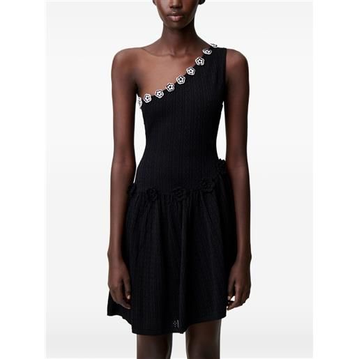 Claudie Pierlot abito corto monospalla - nero