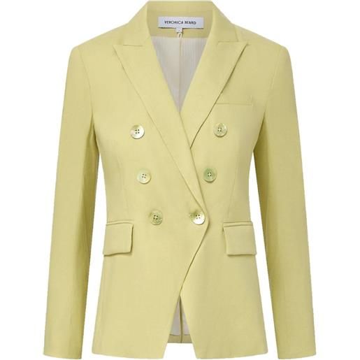 Veronica Beard blazer doppiopetto miller - verde