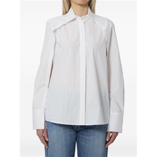 Federica Tosi camicia con maniche aperte - bianco
