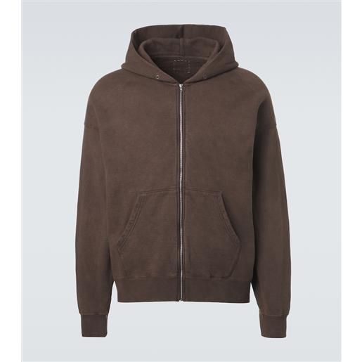 Visvim felpa con cappuccio jumbo in jersey di cotone