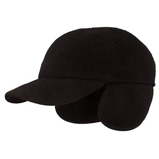 Berretto Invernale Uomo In Pelle Scamosciata Con Fodera E Coprinuca | Cappello Baseball Caldo Per Sci, Trekking E Tempo Libero | Fibbia Regolabile