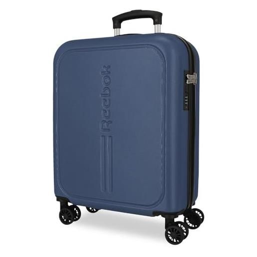 Reebok valley valigia da cabina blu 40 x 55 x 20 cm rigido abs 37 l 2,8 kg bagaglio a mano