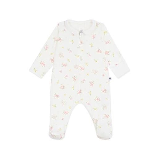 Petit Bateau pigiama bambino in cotone con colletto floreale