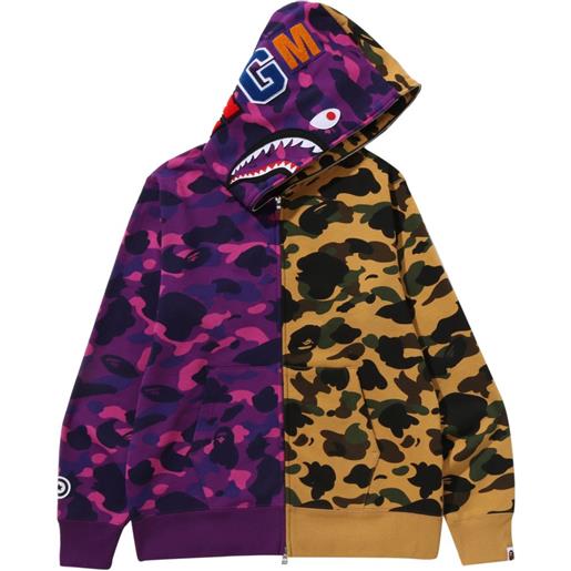 A BATHING APE® felpa con cappuccio - viola