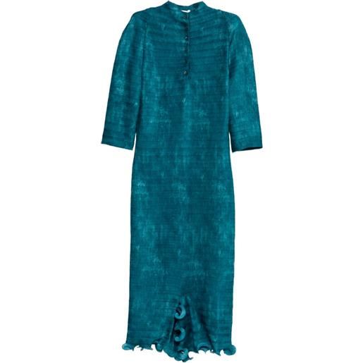 Fendi `faded plisse` dress