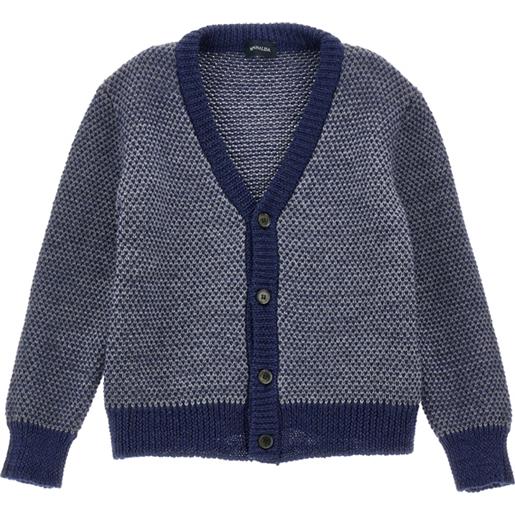 Monnalisa cardigan merino bicolor