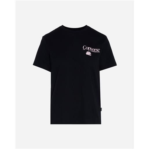 Converse logo back shoes w - t-shirt - donna - nero