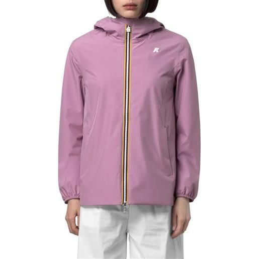 K-WAY giubbino marguerite stretch poly jersey - k8138pw - green lichen