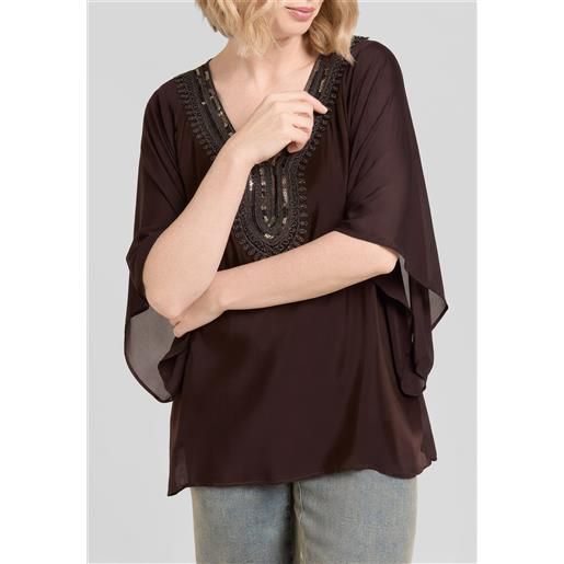 Luisa viola casacca donna caftano in viscosa e seta art. 2236f0-05p1