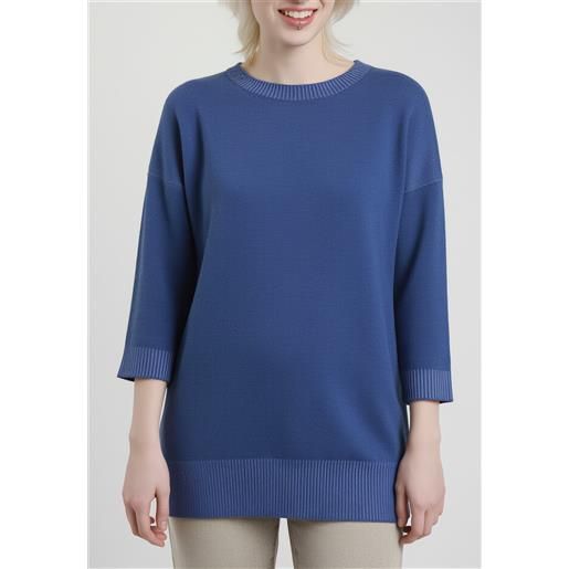 Susy mix maglia donna maniche 3/4 leggera effetto slavato 61187