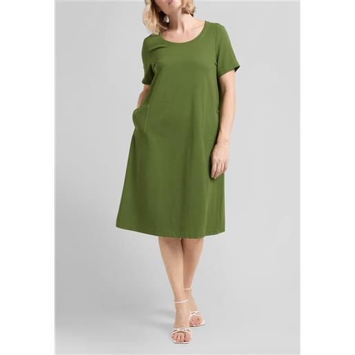 Luisa viola abito donna curvy in viscosa e lino art. 7000f0-046w