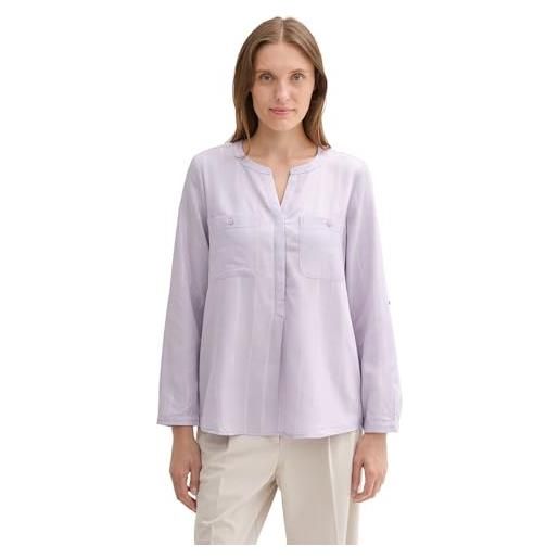 TOM TAILOR camicetta donna, 36621 - lilla lurex stripe, 44