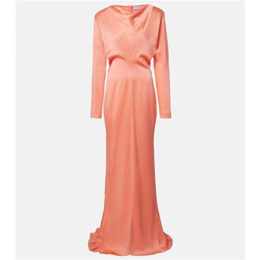 Stella McCartney abito lungo in raso