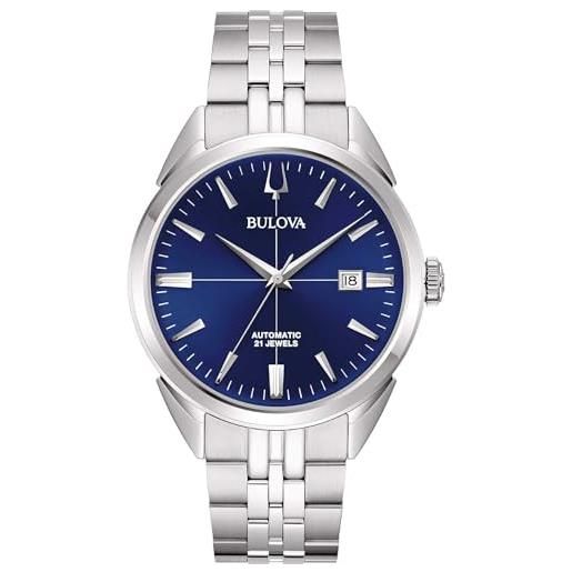 Bulova Orologio Analogico Quarzo Donna con Cinturino in Pelle