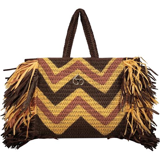 Miss Bikini borsa mare con frange colorate