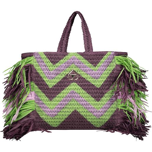 Miss Bikini borsa mare con frange colorate