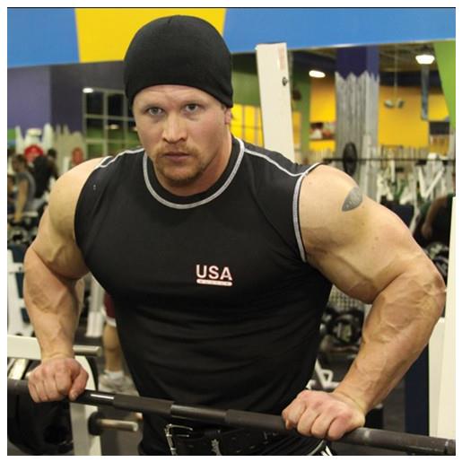 NPC WEAR usa muscle sleeveless lycra top - l