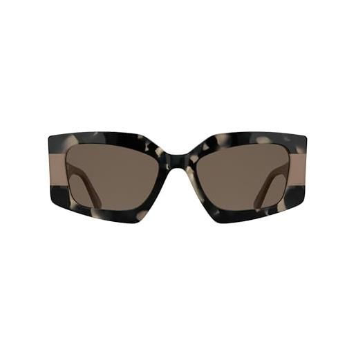KARL LAGERFELD women's sunglasses kl6206s - black tortoise/nude with solid nude lens