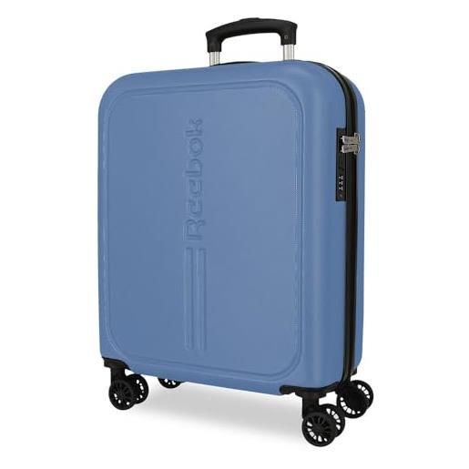 Reebok valley valigia da cabina blu 40 x 55 x 20 cm rigido abs 37 l 2,8 kg bagaglio a mano