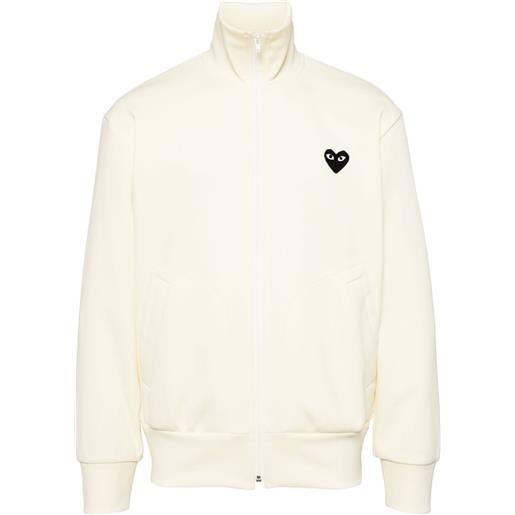 Comme Des Garçons Play giacca sportiva con stampa - toni neutri